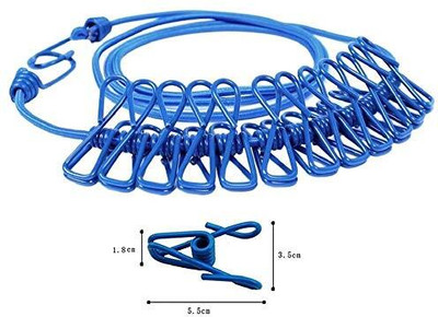 NEWSPARSH Plastic Retractable Clothesline(1.8 m)