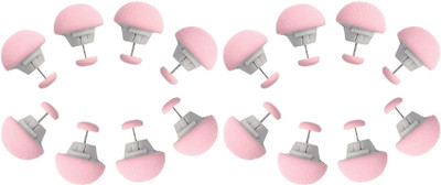 YANCI Blanket, Duvet Quilt Cover Holding Clip Fasteners, Non-Slip Comforter Clips Cotton, Plastic Cloth Clips(Pink Pack of 16)