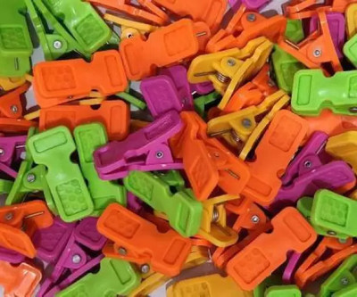 MFD Plastic Cloth Clips(Multicolor Pack of 40)