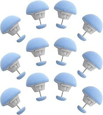 VERPHX Blanket, Duvet Quilt Cover Holding Clip Fasteners, Non-Slip Comforter Clips Cotton Cloth Clips(Blue Pack of 12)