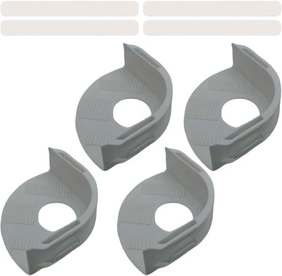 INFINITE HOME Locking Bed Sheet Holders, Used for Corner Bed Sheet Holders to Firmly Secure Plastic Cloth Clips(Multicolor Pack of 4)