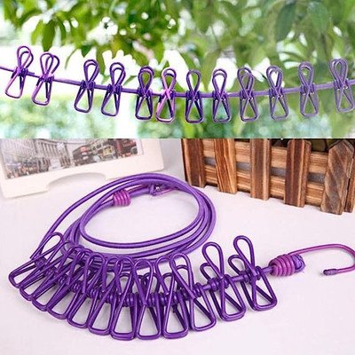 NEWSPARSH Plastic Retractable Clothesline(1.8 m)