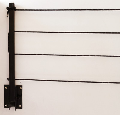 Dezine Elements Steel Wall Cloth Dryer Stand New_4T-BLK-WMNT-20(4 Tier)