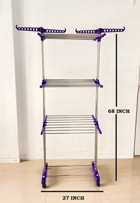 Flipkart SmartBuy Steel Floor Cloth Dryer Stand FSB01(3 Tier)