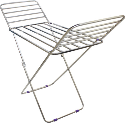 Unizone Steel, Plastic Floor Cloth Dryer Stand T-CDS-3TIER-01SS-0132 (3 Tier)(1 Tier)