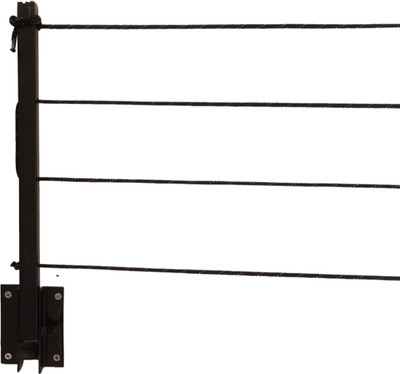 Roborich Steel Wall Cloth Dryer Stand 4T-BLK-FLIP-B41(4 Tier)