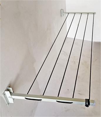 Roborich Steel Wall Cloth Dryer Stand 5T-WHITE-WALL-MOUNT-B0034(5 Tier)