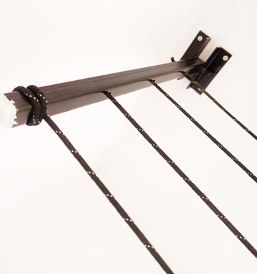 Limpolex Steel Wall Cloth Dryer Stand 4T-BLK-WMNT-19(4 Tier)