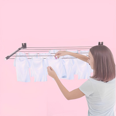 Dezine Elements Steel Wall Cloth Dryer Stand New_4T- 2B(4 Tier)