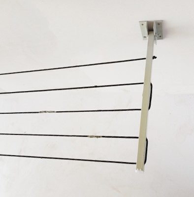 Roborich Steel Wall Cloth Dryer Stand 5T-WHITE-WALL-MOUNT-B0036(5 Tier)