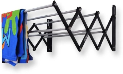 Timeso Steel Wall Cloth Dryer Stand Perfect for Laundry, Rooms, Bathrooms & Balconies(2 Tier)