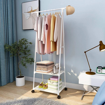 lukzer Steel Floor Cloth Dryer Stand MGR-010 White(1 Tier)