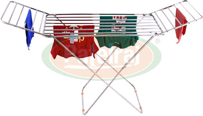 Flipkart SmartBuy Steel Floor Cloth Dryer Stand Pure SS Round Pipe Cloth Stand Big(1 Tier)