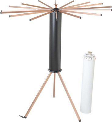 LUPPRA Aluminium, Plastic Floor Cloth Dryer Stand Portable 360° Black Aluminium Laundry Drying Stand(1 Tier)