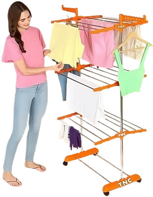 TNC by TNC Steel Floor Cloth Dryer Stand T-CDS-3TIER-01SS-0121(3 Tier)