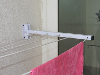 sanish Steel Wall Cloth Dryer Stand 5t-wht-wall mount-33(5 Tier)