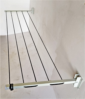 Roborich Steel Wall Cloth Dryer Stand 5T-WHITE-WALL-MOUNT-B005(5 Tier)