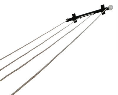 Roborich Steel Wall Cloth Dryer Stand 4T-FLAT-BLAK-FLIP-14(4 Tier)