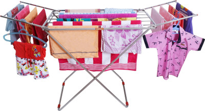 PROJAIN STEEL Steel Floor Cloth Dryer Stand SS-RODE-BED(1 Tier)