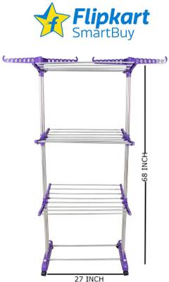Flipkart SmartBuy Aluminium Plastic Steel Floor Cloth Dryer