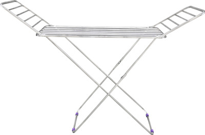 Unizone Steel Floor Cloth Dryer Stand Small Square Pipes Palang Rack(1 Tier)