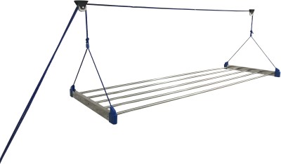 TOPAZ Steel Ceiling Cloth Dryer Stand Cloth Hanging Stand 6 Feet 6 Pipe(1 Tier)