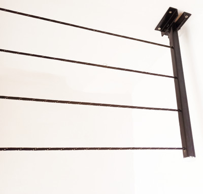 Limpolex Steel Wall Cloth Dryer Stand 4T-BLK-WMNT-12(4 Tier)
