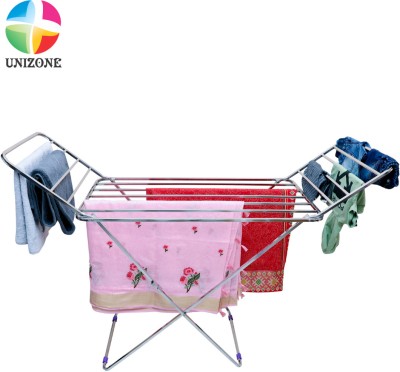 Unizone Steel, Plastic Floor Cloth Dryer Stand T-CDS-3TIER-B2SS-0218 (3 Tier)(1 Tier)