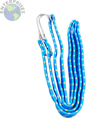 PRACHI ENTERPRISES Heavy Duty Elastic Bungee Cords With Hooks, Nylon Clothesline(1.6 m)