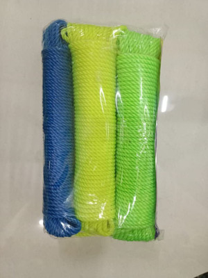Prettify 3 Nylon/Plastic Rope, 10 Meters Cloth Hanging Rope, Rope for Clothes Drying Nylon Retractable Clothesline(10 m)