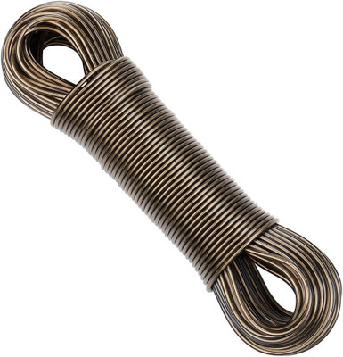 SND ENTERPRISES Clothes Drying Rope with Hook | 20 Meter PVC Coated Anti-Rust Clothesline Plastic Clothesline(20 m)
