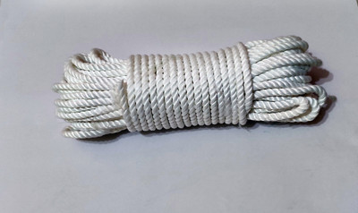 orange Industries 2 Pack, 50 ft Each (4 mm cord 15 meters 2 Bundle) Polyester Rope Twine Cord Polyester Retractable Clothesline(30 m)