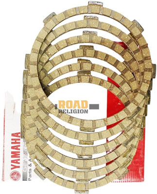 road religion Genuine Clutch Plate Set compatible with CRUX/ENTICER/YBX/YBR (Genuine - 5 pcs) Clutch Plate