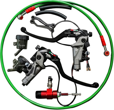 Vagary BremboStyle X-Adjust Brake Clutch Lever For Universal For Bike Universal(Black)