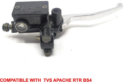 DESIKARTZ Right Side Handle BAR, Front Disc Brake Master Cylinder Assembly, Lever Assembly, Yock Assembly Compatible with TVS Apache RTR BS4 Clutch Lever For TVS Apache RTR 160, Apache RTR 180(BLACK) DESIKARTZ Right Side Handle BAR, Front Disc Brake Master Cylinder Assembly, Lever Assembly, Yock Assembly Compatible with TVS Apache RTR BS4 Clutch Lever For TVS Apache RTR 160, Apache RTR 180(BLACK)
