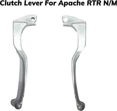 VKHAS Break Lever Clutch Lever For Tvs Apache Rtr Readon 160 180 bs6 Brake Lever For TVS Apache RTR 160, Apache RTR 180, Radeon(SILVER)