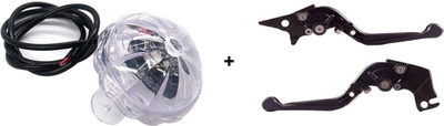 VermsBikers Brake Clutch Lever For Bajaj Pulsar(black)