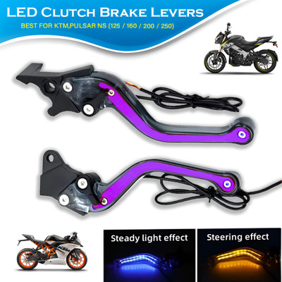ASRYD Brake Clutch Lever For KTM, Bajaj Duke 200, Duke 390, RC 200, RC 390, Pulsar NS 160, Pulsar NS 200(black)
