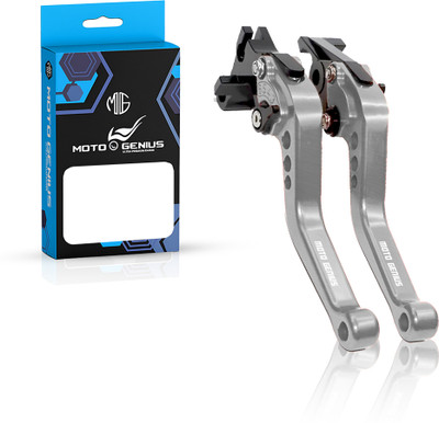 MOTO GENIUS Brake Clutch Lever For KTM Duke 200, Duke 390, RC 125, RC 200, RC 390(Silver)