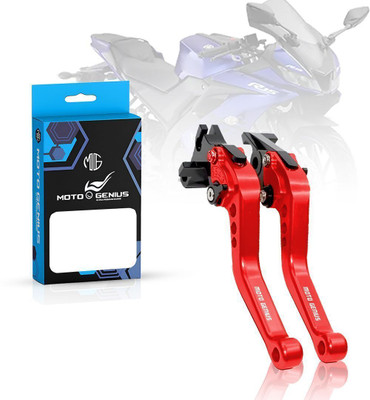 Moto Genius R15 V3 Non-ABS Heavy Duty 6-Position Adjustable Brake Clutch Lever For Yamaha R15(Red)