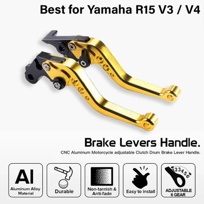 ASRYD R15 V3 V4 Brake Clutch Lever For Yamaha R15(Black)