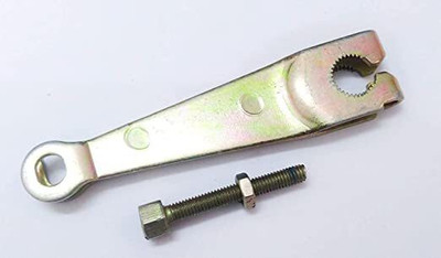 MJAuto Brake Lever For Yamaha RX 100(Silver)