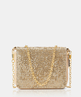 LINO PERROS Party Gold  Clutch