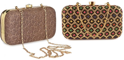 BABERWAL ENTERPRISES Party Multicolor  Clutch