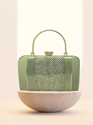 ESMODA Casual Green  Clutch