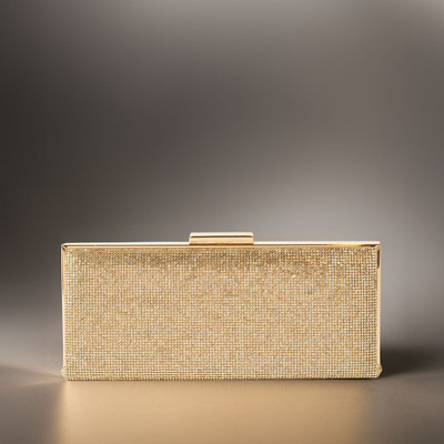 LINO PERROS Party Gold  Clutch