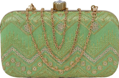 RAPID COSTORE Casual Green  Clutch