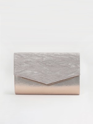 CODE by Lifestyle Casual Gold  Clutch