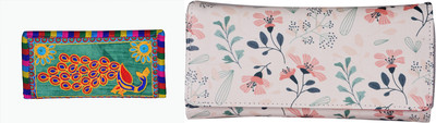 Sunesh Creation Casual Blue, Green  Clutch