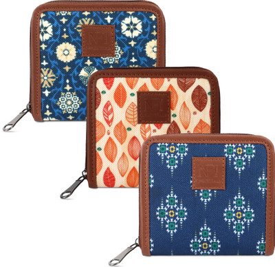 NFI essentials Casual Multicolor  Clutch(Pack of: 3)